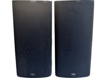 Pair Of Black Klipsch Speakers