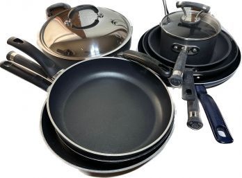 T-fal, Circulon And Ballarini Nonstick Skillets And Pans, 7-13 Inches