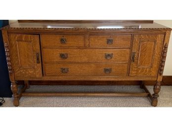 Vintage Quartersawn Oak Buffet