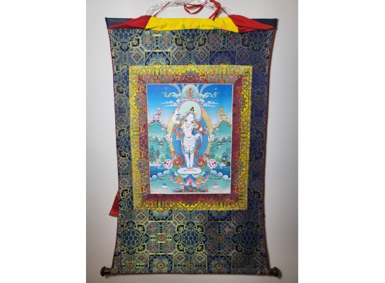 Yeshe Tsogyal Thangka, 46 X 28'