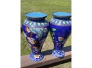 Very Colorful, Floral, Closionne Vases