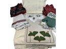 Graziano Table Cloth, Off White Table Cloth, Table Runner, Waffled Christmas Kitchen Towels, & More Tableware
