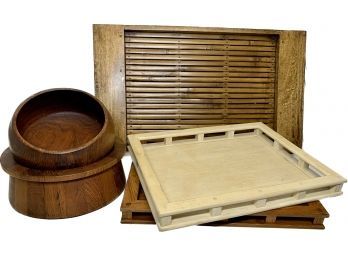 Dansk Genuine Teak Tray, Dansk Tray, Wood Bowls And More