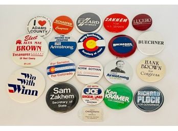Vintage Political Campaign Buttons