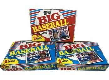 3 BOXES - Topps Big Baseball Cards 1st And 2nd Series