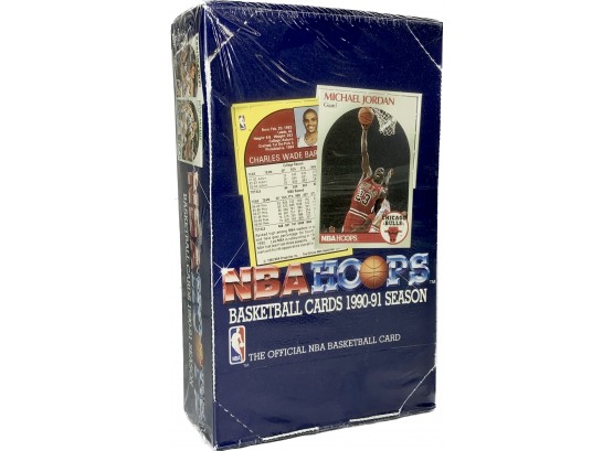 BOX BASKETBALL -NBA Hoops Basketball Cards 1990-91 Season JORDAN           EstateInventoryServices.com