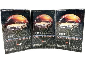 3 BOXES - Vette Set Corvette Collectors Cards