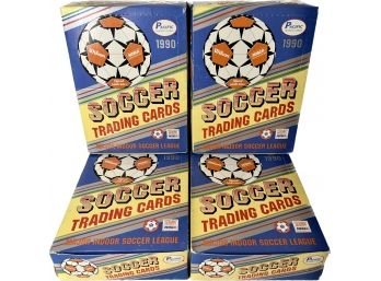 4 BOXES - 1990 MISL Soccer Trading Cards