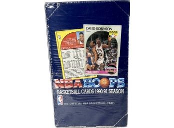 BOX BASKETBALL -Unopened 1990-91 NBA Hoops Basketball Cards