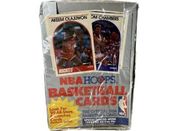 BOX BASKETBALL -Unopened 1989-1990 NBA Hoops Basketball Cards