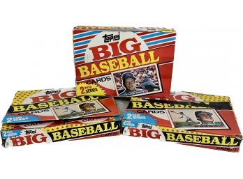 3 BOXES - 1988 & 1989 Topps Big Baseball Cards 2nd Series