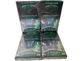 4 BOXES -1995 Fleer Batman Forever Trading Cards