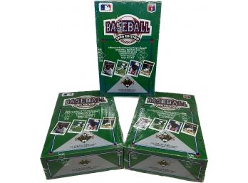 3 BOXES - 1990 MLB Upper Deck Baseball Cards