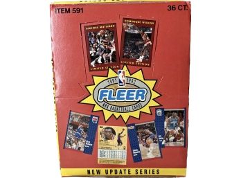 BOX BASKETBALL - 1991-92 Fleer NBA Basketball Cards