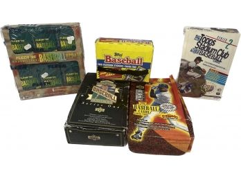 BOXES-1996 Major League Baseball Cards Series 3, 1996 Topps Stadium Club MLB Baseball Cards, And More