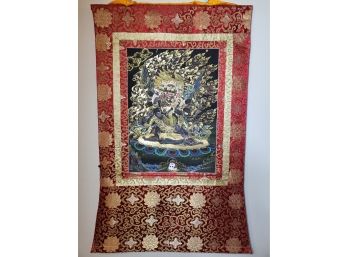 Vajrakilaya Thangka 44 X 27'