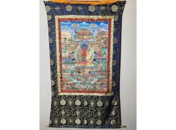 Amitabha Thangka (56in X 34in)