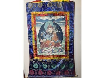 Guru Padmasambhava Thangka  (36in X 59in)