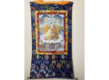 Guru Padmasambhava Thangka (28in X 51in)