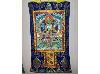 Green Tara Thangka (31in X 53in)