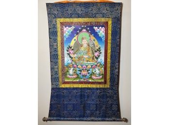 Guru Padmasambhava Thangka (34in X 56in)