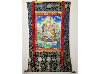 Guru Padmasambhava Thangka (28in X 45in)