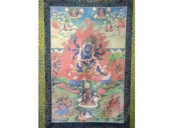 Mahakala Thangka, 56 X 30' (Printed)