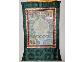 Guru Padmasambhava Rainbow Body Thangka (31in X 38in)