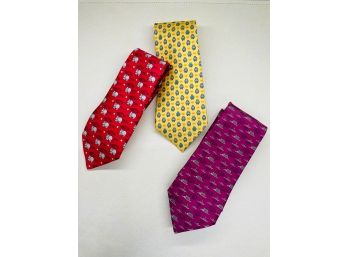 Hermes Paris Silk Neckties