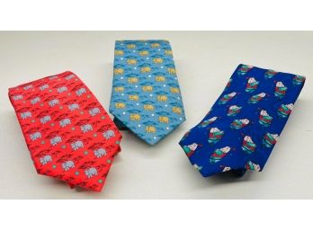 Hermes Paris, Charleston, Italian Silk Neckties