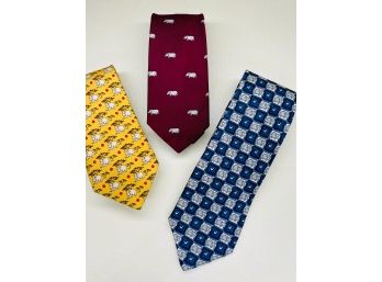 Hermes Paris, J. Press, Charleston Italian Silk Neckties