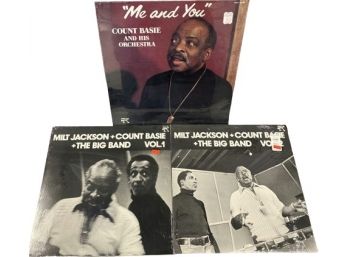 Count Basie And Milt Jackson Vinyl Records (3)