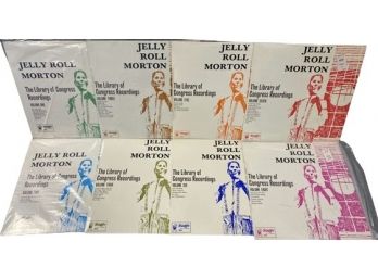 Jelly Roll Mortons The Library Of Congress Recordings Vinyl Records (Volume 1-Volume 8)