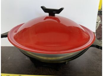 Electric Wok With Ceramic Insert - Untested And Cord Not Included