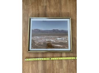 Framed Photograph Of Rocky Flats