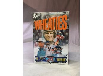 Wheaties Box. Never Open. NFL 75th Anniversary Collectors Edition.