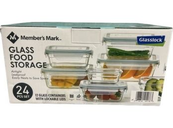 Members Mark Glass Food Storage Containers (12)
