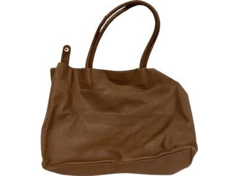 Womens Cognac Colored Tote (Brand Unknown) - 17' Length