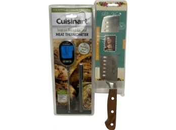 Cuisinart Instant Read Digital Meat Thermometer And Kitchen Knife From The Pioneer Women (Both New/Unopened)