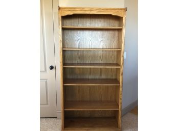 Wood Bookcase, 6 Shelfs