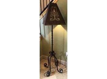 Floor Lamp With Tin Shade