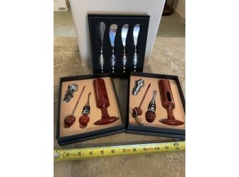 Wine Elegance Wine Accessories Collection & Cheese Knife Set