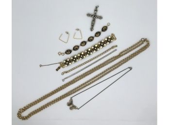 Collection Of Vintage-Looking Costume Jewelry