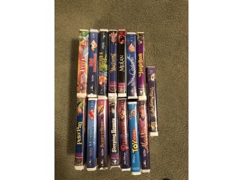 Classic Disney VHS Tapes