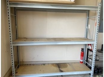 Heavy Duty Metal Shelf With Plywood Boards