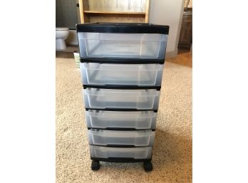 Rolling Cart Of Drawers