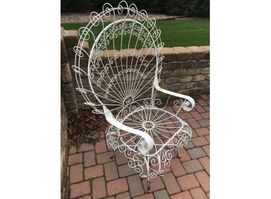 Peacock Metal Outdoor Chair       PF