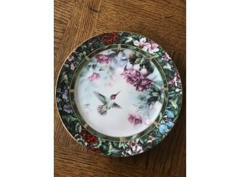 W.j. George 8 Hummingbird Plate