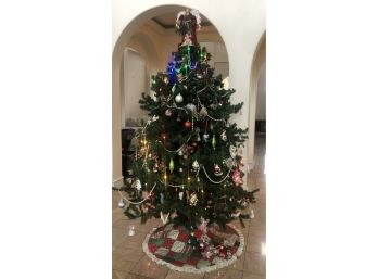 Barthelmess 67 Artificial Christmas Tree, Electric Stand Rotates