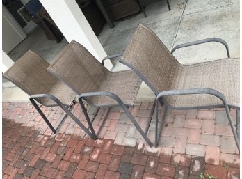 Three Outdoor Patio Chairs       PF